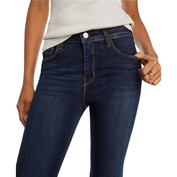 L'AGENCE Women's High Rise Skinny Margot Dark Wash Prime Blue Jeans Size 26 - Picture 5 of 14